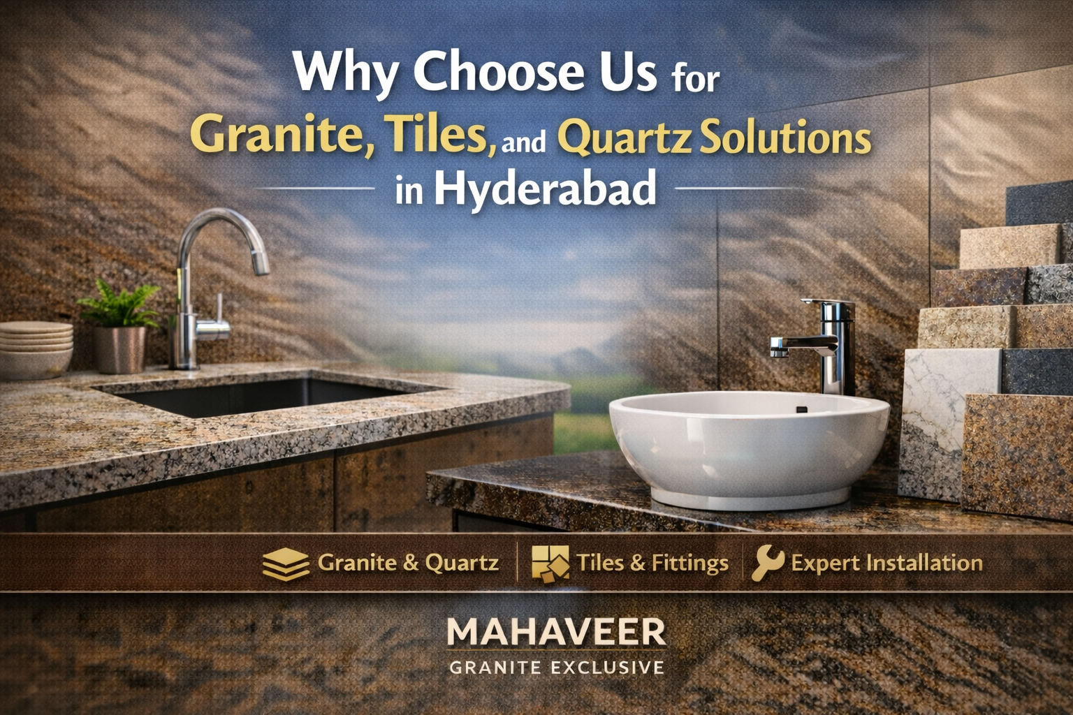 Why Choose Us for Granite, Tiles & Quartz Solutions in Hyderabad