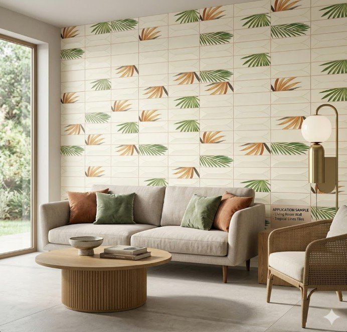MAGIC BRICK VANILLA DECORE-(P-1204)