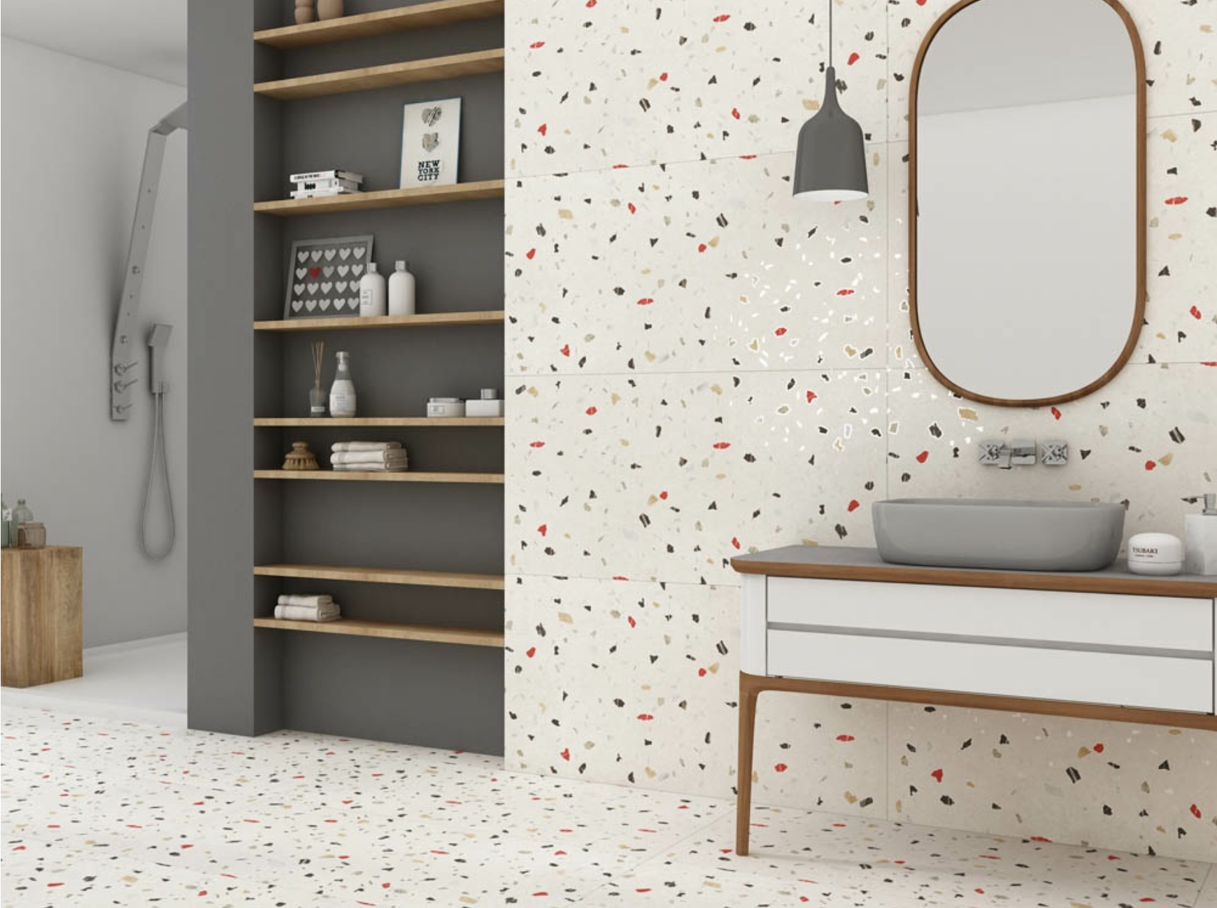 Rock Terrazo White